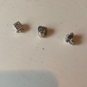 Book heart and castle Pandora charms